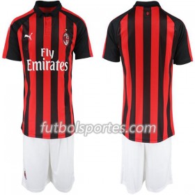 Camisetas AC Milan Niño Primera Equipacion 2018/2019